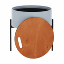 Kisasztall, szürke/természetes/fekete, MOSAI