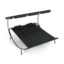 Kerti ágy, szürke, két személy számára, MULTINA