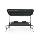 Kerti ágy, szürke, két személy számára, MULTINA