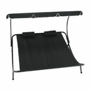 Kerti ágy, szürke, két személy számára, MULTINA