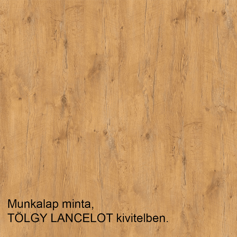 Ajtó beépített mosogatógépre, lancelot tölgy/ fehér extra magas fényű HG, VEGA ZM 570x596