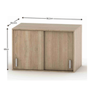 Kiegészítő tartozék a szekrényre, tölgyfa sonoma, BETTY 4 BE04-004-00