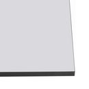 Étkezőasztal, fehér/fekete, 120x75x75 cm, NALAK TYP 2