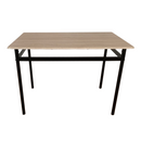 Étkezőgarnitúra 1+4, sonoma tölgy/fekete/barna, NAREN