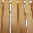 Tálalókocsi, természetes bambusz, NASHY