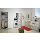 Kombinált szekrény, DTD laminált, fehér, NATALI TIP 6