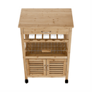 Tálalókocsi, természetes, NAVID