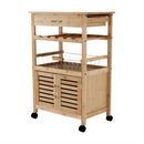 Tálalókocsi, természetes, NAVID