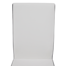 Étkezőszék, textilbőr fehér, fekete/króm, NEANA