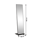 Tükör kerekeken, fekete, NEPTUN