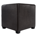 Puff, sötétbarna textilbőr, NIKI NEW