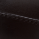 Puff, sötétbarna textilbőr, NIKI NEW