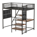 Megemelt ágy leesésgátlóval, 90x200, fekete, NIVEN