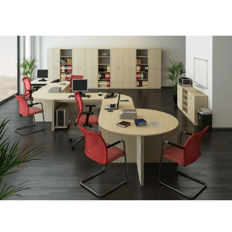 Alacsony polcosszekrény, tölgy sonoma, TEMPO ASISTENT NEW 013