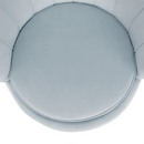 Fotel Art-deco stílusban, szürke-kék Velvet anyag/gold chróm-arany, NOBLIN