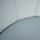 Fotel Art-deco stílusban, szürke-kék Velvet anyag/gold chróm-arany, NOBLIN