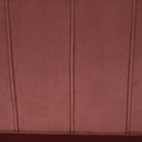 Pad Art-deco stílusban, rózsaszín Velvet anyag/gold chróm-arany, NOBLIN