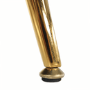 Pad Art-deco stílusban, smaragd Velvet anyag/gold króm-arany, NOBLIN