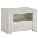 Éjjeliszekrény typ 95, fehér craft, ANGEL