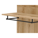 Előszobai készlet, evoke tölgy/grafit, NODRI