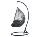 Függőfotel, szürke, NOLEO