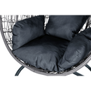 Függőfotel, szürke, NOLEO