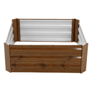 Magasított virágágy, barna, acél, NONKY TYP 3