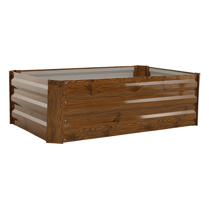 Magasított virágágy, barna, acél, NONKY TYP 2