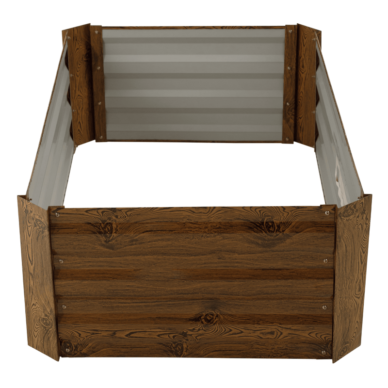 Magasított virágágy, barna, acél, NONKY TYP 5