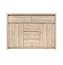 Komód, DTD laminált, tölgy sonoma, NORTY TYP 10