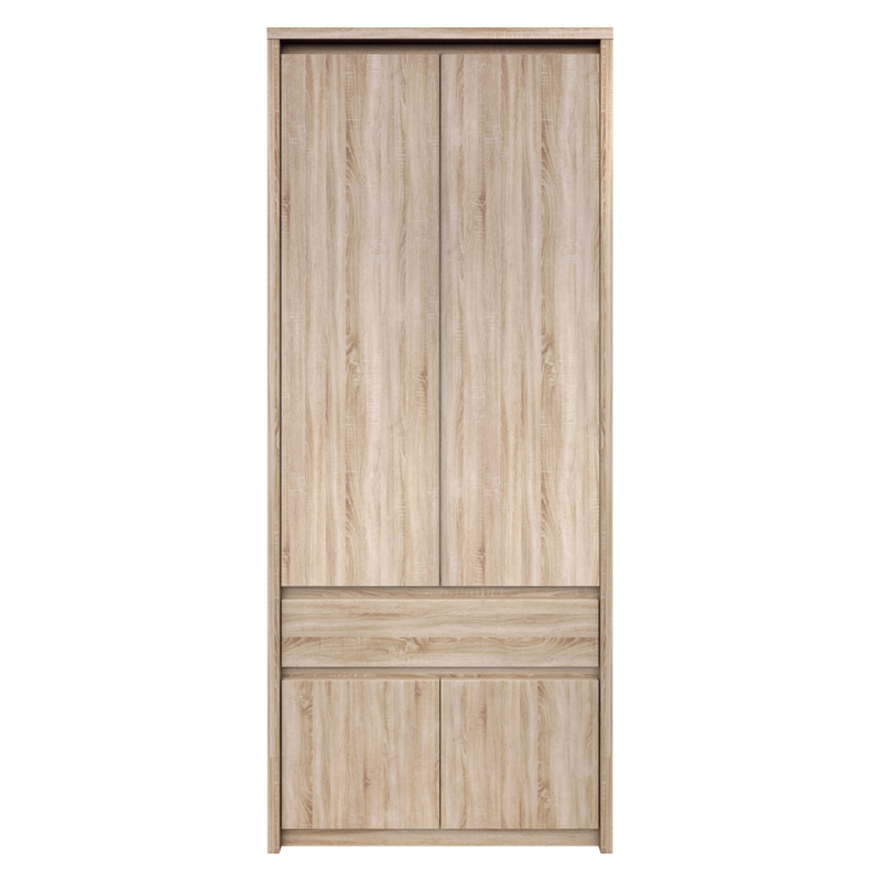 Akasztós szekrény, DTD laminált, tölgy sonoma, NORTY