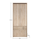 Akasztós szekrény, DTD laminált, tölgy sonoma, NORTY