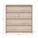 Komód 4S, sonoma tölgy, NORTY TYP 21