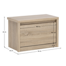 Cipőtartó 1K, sonoma tölgy, NORTY TYP 23