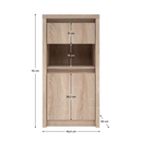 Komód 1D1S, sonoma tölgy, NORTY TYP 24