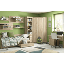 Pc asztal, DTD laminált, tölgy sonoma, NORTY