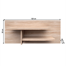 Fali polc, DTD laminált, tölgy sonoma, NORTY