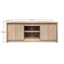 RTV asztal, DTD laminált, tölgy sonoma, NORTY