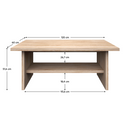 Dohányzóasztal, DTD laminált, tölgy sonoma, NORTY