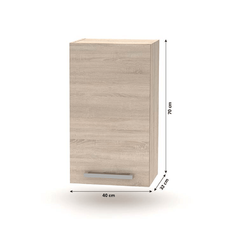 Felsőszekrény, tölgy sonoma, NOVA PLUS NOPL-005-OH