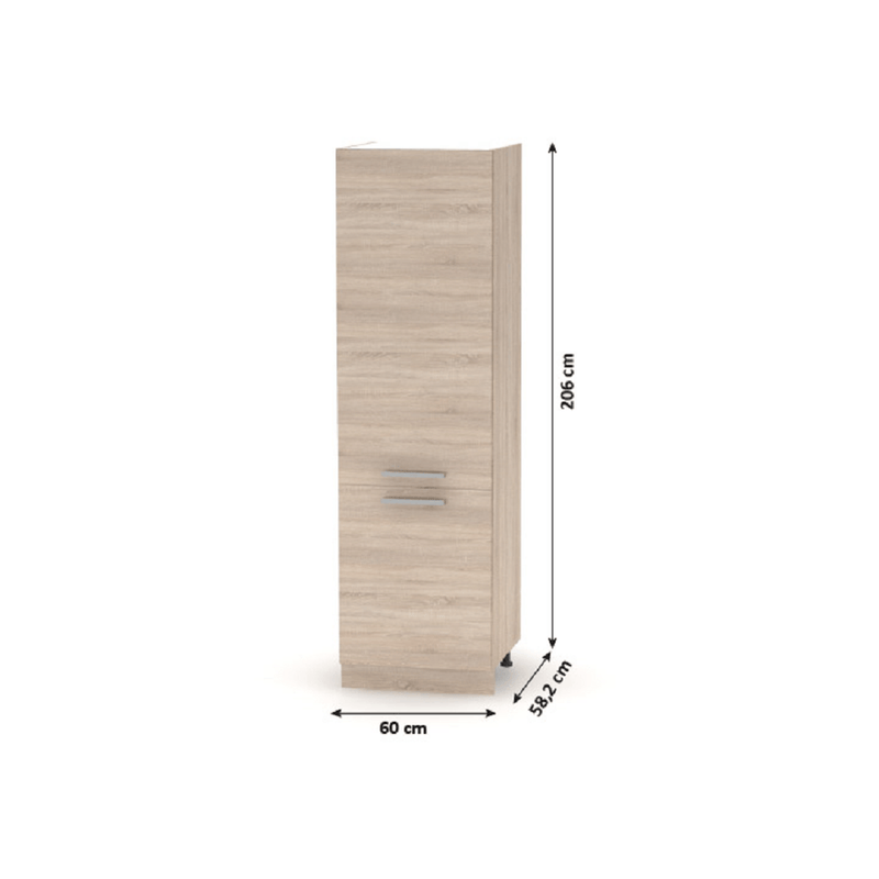 Élelmiszer szekrény, tölgy sonoma, NOVA PLUS NOPL-081-60