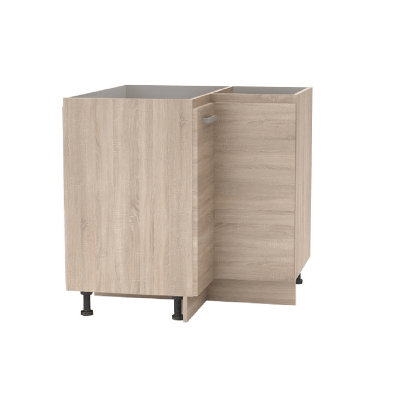 Alsó sarokszekrény, tölgy sonoma, univerzális, NOVA PLUS NOPL-061-RS