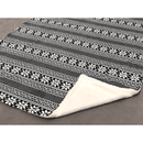 Kétoldalas bárány takaró, téli motívum, 150x200, MALENA