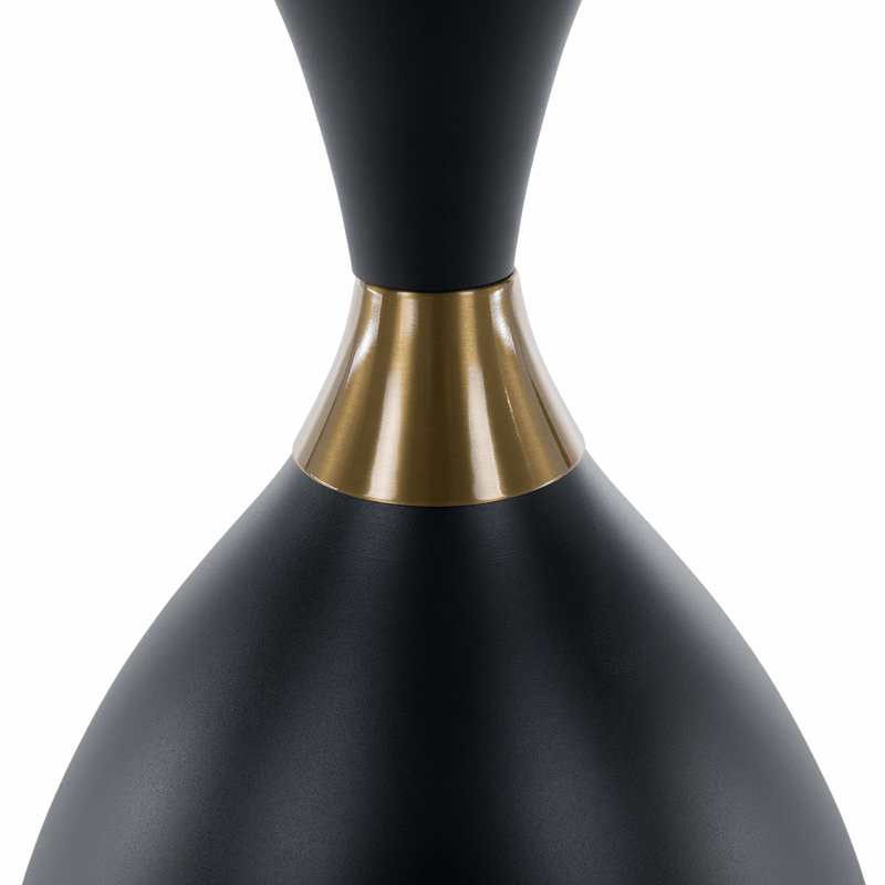 Dohányzóasztal, fehér márvány/fekete/arany, acél, ODIS