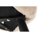 Szék, szövet bézs/fekete lábak, ODOVEL