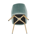 Szék, szövet mentol/bükk, ODOVEL