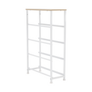 Komód szövet fiókokkal, világosszürke/fehér/bézs, OFELIA TYP 2