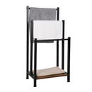 Törölközőtartó, fekete, OGIN