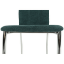 Étkezőszék, ciánkék szövet/króm, OLIVA NEW