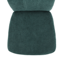 Étkezőszék, ciánkék szövet/króm, OLIVA NEW